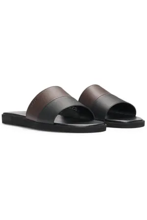HUGO BOSS Darrel_Slid_mspu, slide męski, czarny, 44 EU, , 44 EU