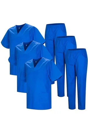 MISEMIYA Opakowanie * 3 zestawy - Uniform sanitarny unisex MEDICAL SANITARY UNIFORMS SANITARY SETS 3-817-8312-3XL