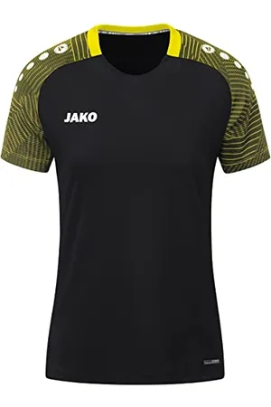 Jako Damski T-Shirt Performance, Aqua/biały/Marine, 34-36, 6197