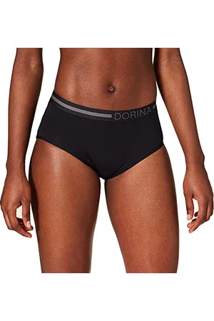 Dorina Damskie majtki (2 sztuki), czarny/czarny, XL