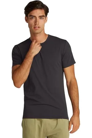 Calvin Klein Męska koszulka S/S CREW NECK 3PK LV00NB4185 S/S, czarna (czarna, czarna, czarna), 4XL, , 4XL Duże Rozmiary