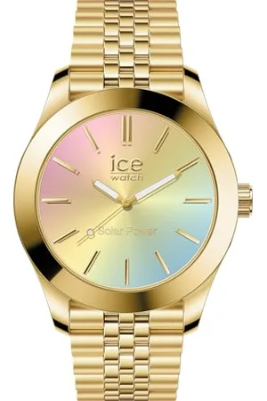 Ice-Watch ICE steel Gold rainbow - Złoty damski zegarek z metalową bransoletą - 023992 (Mały)