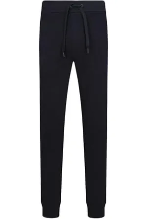 Armani Exchange A/X Pantalone in Felpa Leggera Uomo Tinta Unita, granatowy, XXL