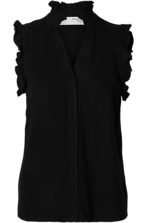 SELECTED Slfviva Sl Sun Ruffle Top Noos, , 38