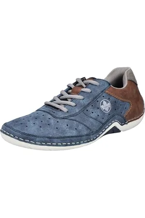 Rieker Męskie buty sznurowane, niebieskie, 45 EU, , 45 EU