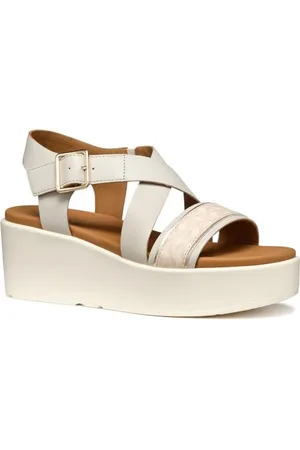 Geox Damskie sandały D XAND 2.2S A Wedge Sandal, Lt Sandal, 38 EU, , 38 EU