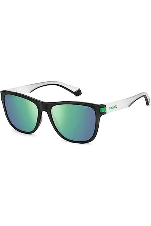 Polaroid Okulary przeciwsłoneczne PLD 2138/S, matowe, czarne, zielone, 56/17/140, unisex, , 56