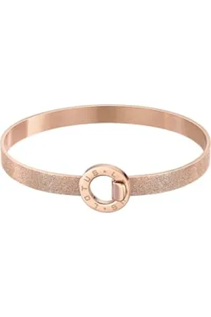 Lotus Damska stalowa bransoletka Asscher niebieska cyrkonia, One Size, , Niebieska cyrkonia