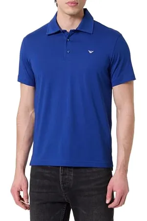 Emporio Armani Męskie Niezbędne Polo Odzież Plażowa Niebieski M, , M