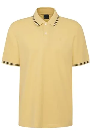 Bugatti Męska koszulka polo basic, z krótkim rękawem, nowoczesny krój, , L