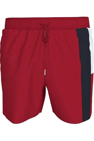Tommy Hilfiger Męski SF średni sznurek do ściągania UM0UM03483, czerwony, L, , L