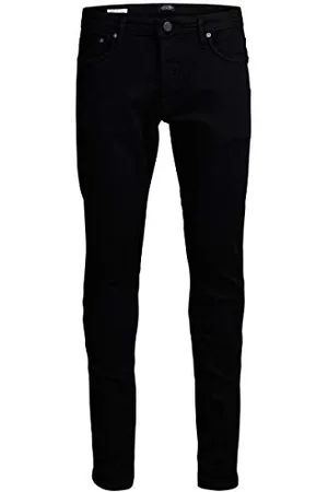 JACK & JONES Męskie dżinsy Slim Fit JJIGLENN JJFELIX AM 046 50SPS Slim Fit Jeans, czarny denim, 36W / 34L