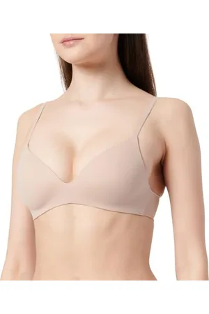Calvin Klein Damski biustonosz bez fiszbin, beżowy, 32A, , 70