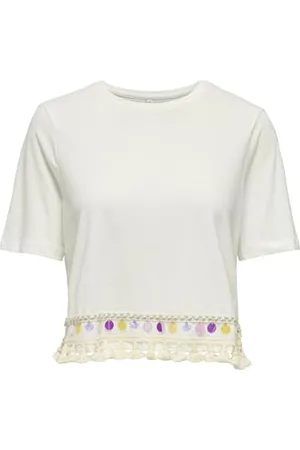 ONLY Onlfilippa Life S/S Tassel Top JRS, , L
