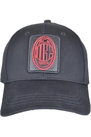 AC Milan 100% CO Milan 143521 haftowana skórzana czapka baseballowa, , rozmiar uniwersalny