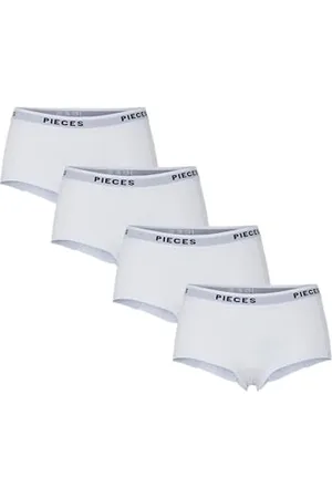 Pieces® Bokserki damskie PCLOGO Lady 4-pak, , S