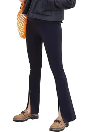 TOM TAILOR Damski Spodnie dresowe z rozcięciem 1032749, , S