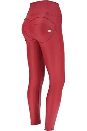 Freddy WR.up® 7/8 Superskinny sztuczna skóra z wysokim stanem, edycja specjalna, , S