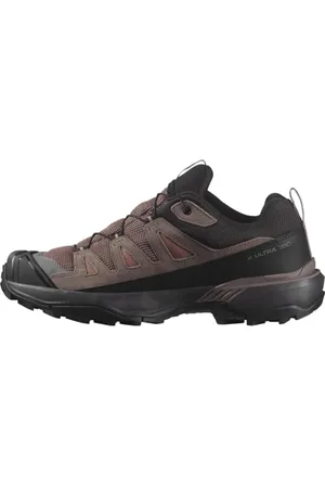 Salomon Damskie buty trekkingowe X Ultra 360 Leather Gore-tex, Cognac Peppercorn Black, 38 EU