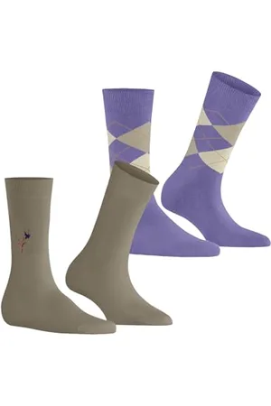 Burlington Kobiety Skarpety Everyday X-Mas Multipack W So Bawełna z wzorem 2 Pak, , 36-41