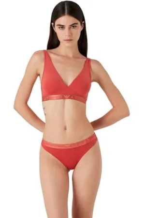 Emporio Armani Damskie figi brazylijskie Iconic z mikrofibry, , S