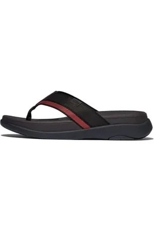FitFlop F-Mode GO męskie sandały z taśmą w tonalnych krawędziach, czekoladowo-brązowe wielokolorowe, 40 UK, , 42 EU