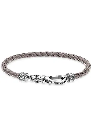 Thomas Sabo Biżuteria Damska, Bransoletka z Oksydowaną Srebrną Inną Formą Cyrkonia Sześcienna, A2012-682-5-L17, 17.00 cm, Srebro Szterlingowe, Cyrkonia Sześcienna