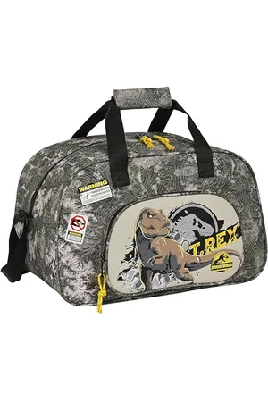 Safta JURASSIC WORLD WARNING torba sportowa, plecak, idealna dla dzieci w różnym wieku, wygodna i wszechstronna, jakość i wytrzymałość, 40 x 23 x 24 cm, kolor , , Estándar, zwykły