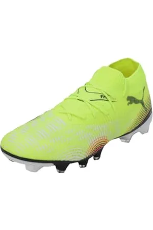 PUMA Damskie buty piłkarskie Future 8 Match FG WN, Yellow Alert Aged Silver-Sun Struck, 7,5 UK, Żółty alert postarzane srebrne słońce uderzony, 41 EU