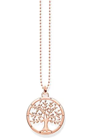 Thomas Sabo Damski łańcuszek z zawieszką Tree of Love 925 srebro wysokiej próby KE1660-415-40-L45v