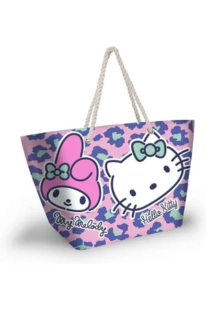 KARACTERMANIA Sanrio Hello Kitty Safari-Soleil torba plażowa, różowa, 52 x 37 cm, , Jeden rozmiar, Soleil torba plażowa Sanrio