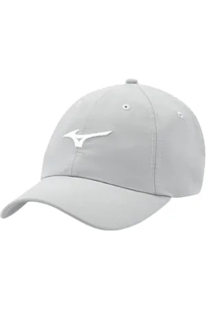 Mizuno Standard Tour Adjustable Unisex Hat, Fog/White