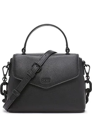 DKNY Frankie Top Handle Crossbody, Black/Black
