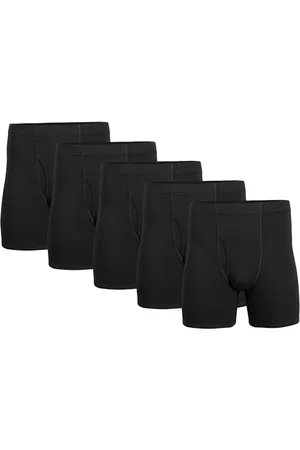 Gildan Męskie bokserki z ukrytym pasem, wielopak szorty retro (5 szt.), , XL