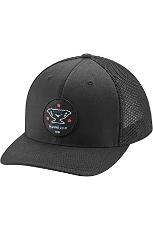 Mizuno Victory Patch Hat, Black, One Size Fits All