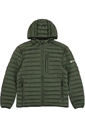 Champion Męska Legacy - Zewnętrzna lekka kurtka z kapturem, zielona (GS578), XL, , XL