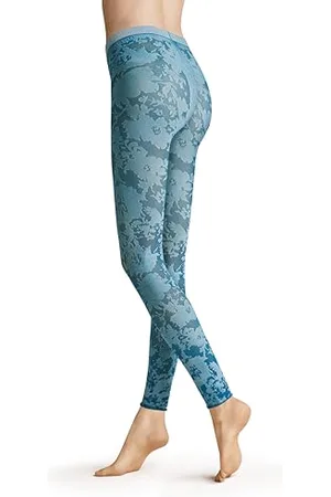 Hudson Damskie legginsy Floral Fashion 40 DEN Jeans Blue 38-40, , 38-40