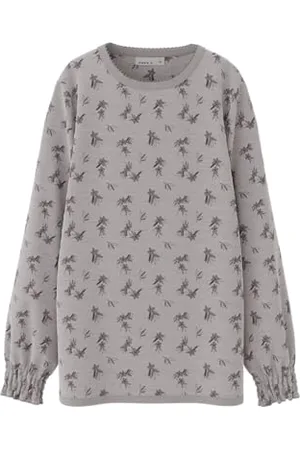 NAME IT Dziewczęca Nkfwuppo Wool/Co Ls Top koszulka z długim rękawem, , 146/152 cm