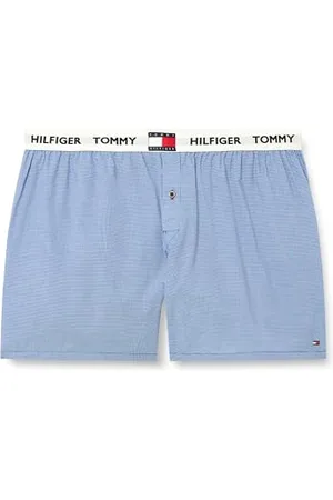 Tommy Hilfiger Męski tkany bokser pojedynczy UM0UM03544, pomarańczowy, L, , L