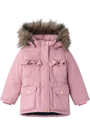 NAME IT Dziewczęca kurtka parka Nmfmaster Pb krótka kurtka, , 92 cm