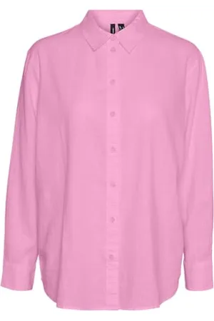 VERO MODA Vmlinn Ls Shirt WVN Noos, , M