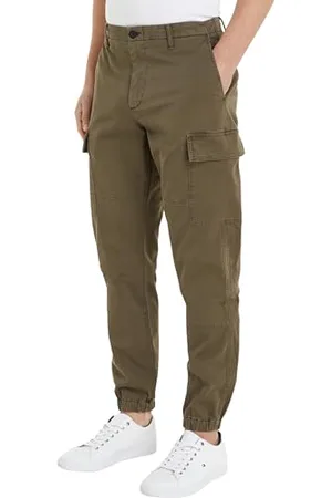 Tommy Hilfiger Męskie Chelsea Cargo Gabardine GMD tkane spodnie, khaki, 38/30, , 38W / 30L