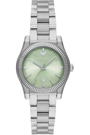 Emporio Armani Damski analogowy zegarek kwarcowy z bransoletką ze stali nierdzewnej AR11656, srebro