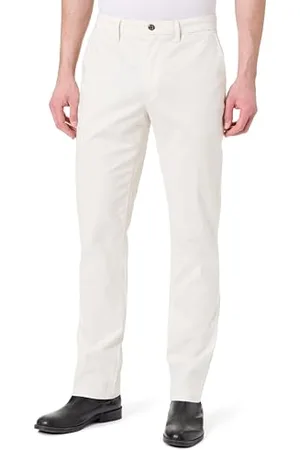Tommy Hilfiger Męskie DENTON DRUKTURA CHINO MW0MW37717 Chino, biały, 40W / 36L, , 40W / 36L