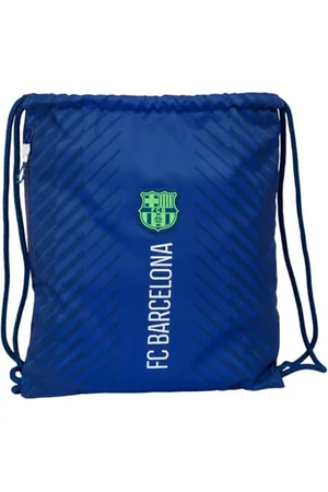 Safta F.C. BARCELONA NAVY BLUE - Plecak sportowy do noszenia na sznurówki, plecak, idealny dla dzieci w różnym wieku, wygodny i wszechstronny, jakość i wytrzymałość, 35 x 45 cm, , M, Casual