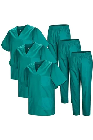 MISEMIYA Opakowanie * 3 zestawy - Uniform sanitarny unisex MEDICAL SANITARY UNIFORMS SANITARY SETS 3-817-8312-3XL