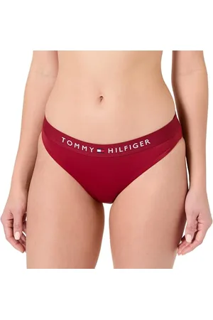 Tommy Hilfiger Damskie klasyczne BIKINI (EXT SIZES) UW0UW04120, czerwony, XS, , XS