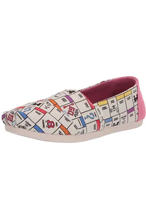 TOMS Damskie płócienne mokasyny Alpargata Heritage płaskie, niebarwiony, 43.5 EU
