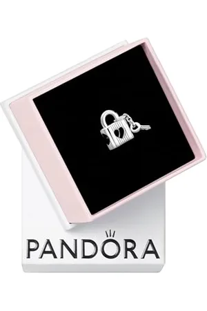 PANDORA Charm "Vorhängeschloss mit Herzschlüssel" Silber, 790095C01