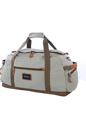 Eddie Bauer Bygone Duffel Weekend Travel | Lightweight | Rugged Polyester/Nylon | U-Shaped Main Compartment, Heather Grey, 45L